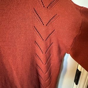 Burnt orange lulus sweater